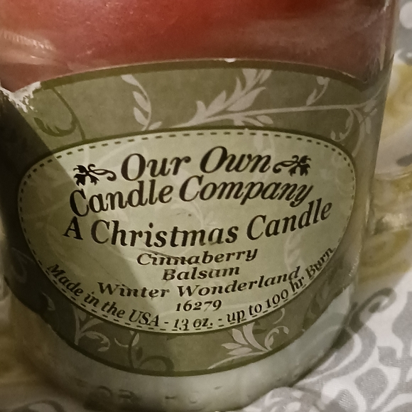 NWT! Our Own Candle Company Christmas Candle (13oz) - Picture 3 of 7